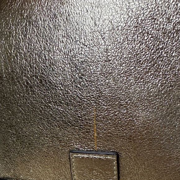 Like New Tory Burch Gold Kira Top Handle Satchel - Picture 7 of 14